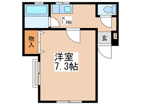 ミハスハイツの物件間取画像